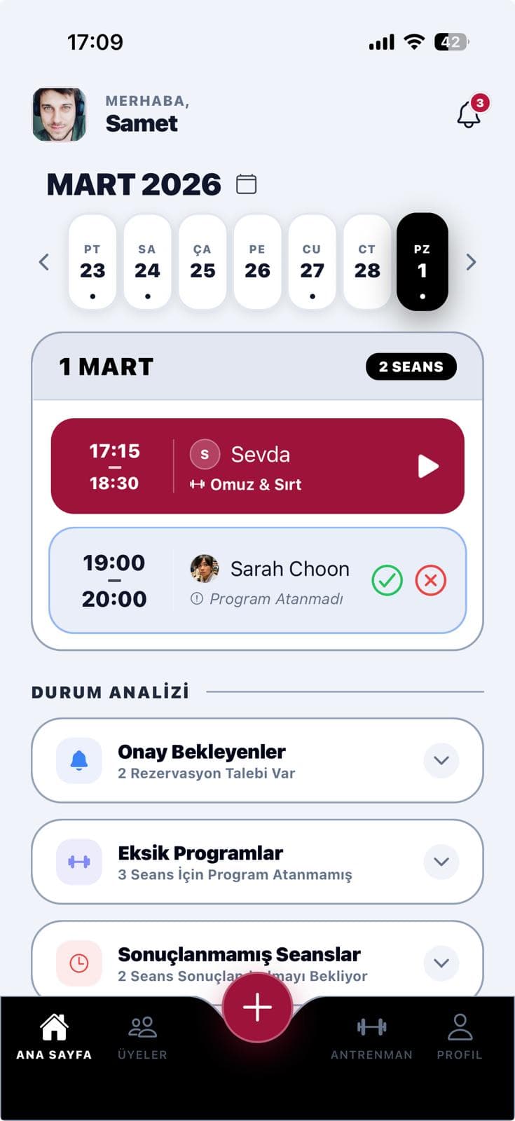 UzmanFit App Preview